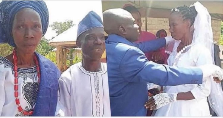 62-Year-Old Man Rejoice As He Married A 55-Year-Old Virgin