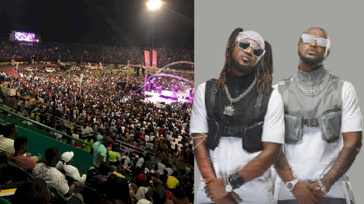 Peter and Paul P-Square perform together in Sierra Leone for the first time since their reunion